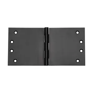 2993 Hinge Broad Butt Matte Black H100xW200mm