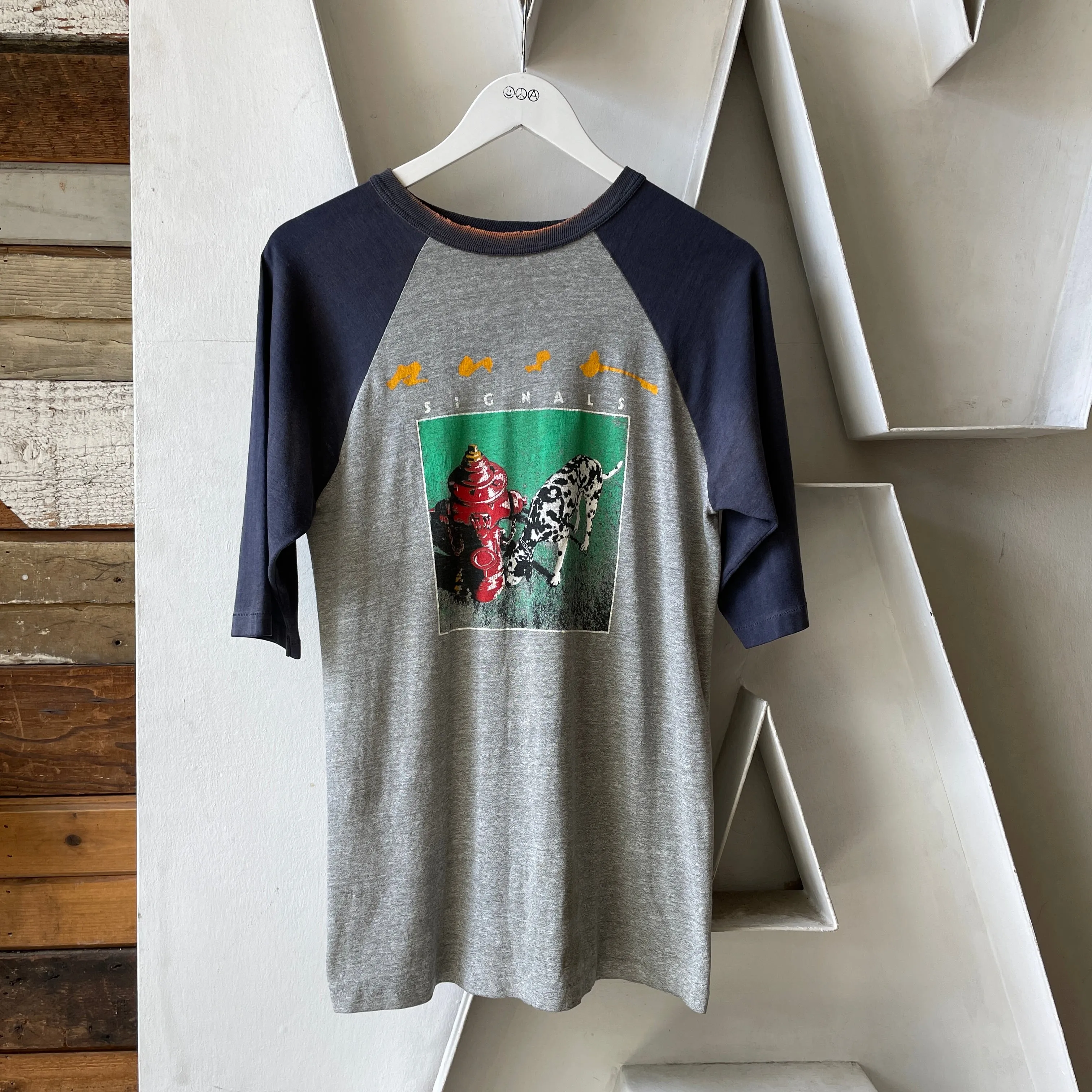 80’s Rush Signals Tour Raglan Tee - Medium