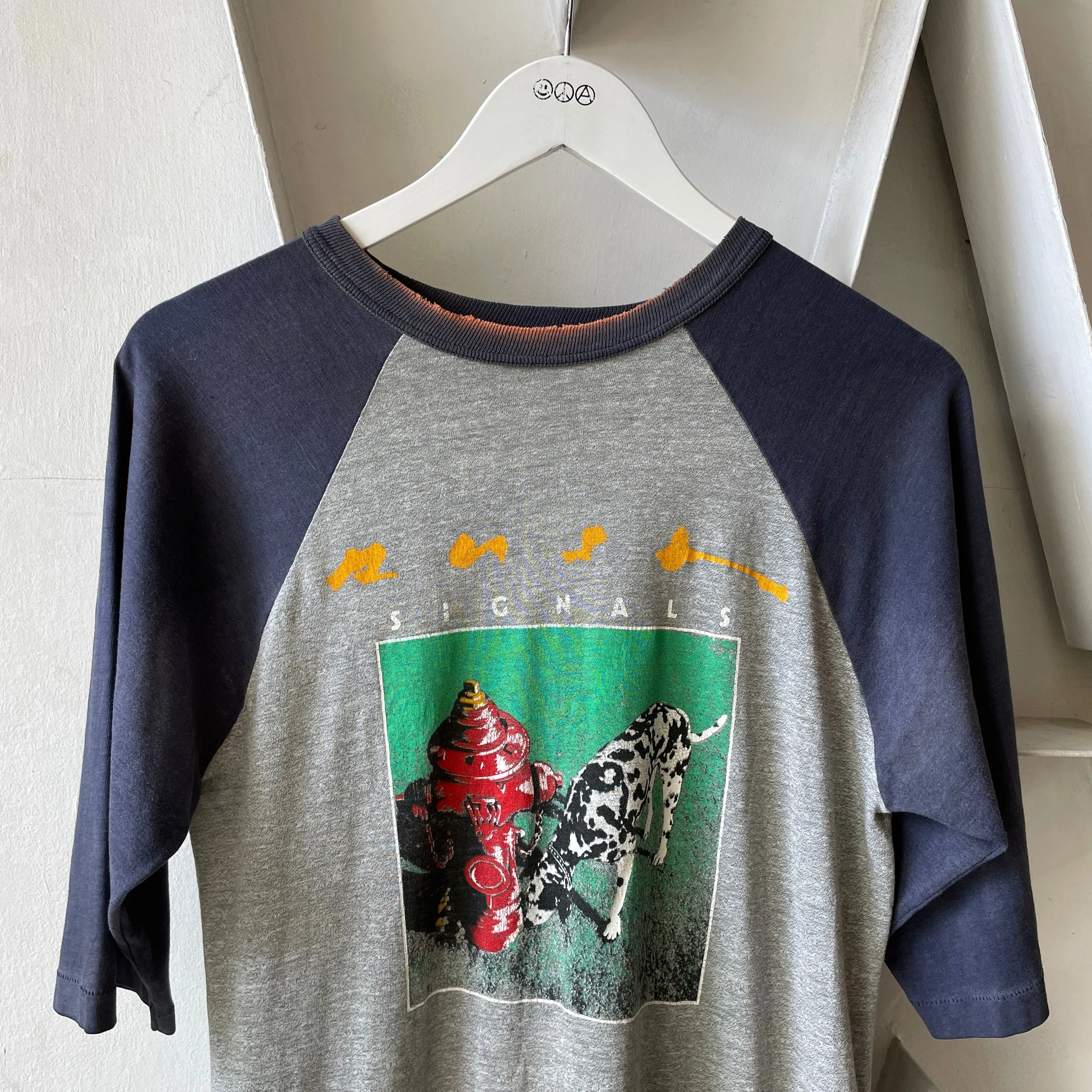 80’s Rush Signals Tour Raglan Tee - Medium