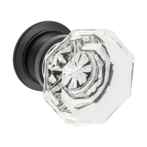 9513 Cupboard Knob Sophia Glass Matte Black D32xP39mm BP26mm