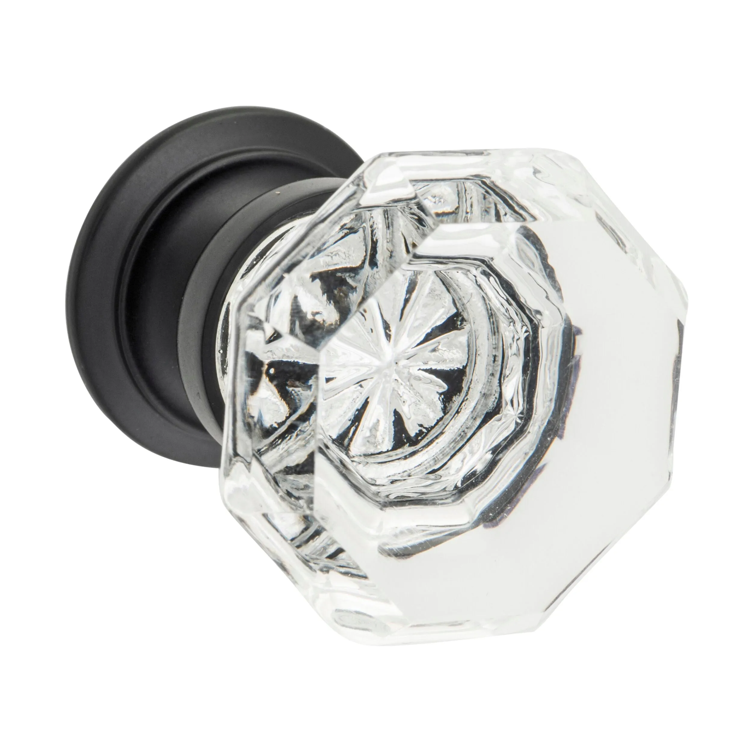9513 Cupboard Knob Sophia Glass Matte Black D32xP39mm BP26mm