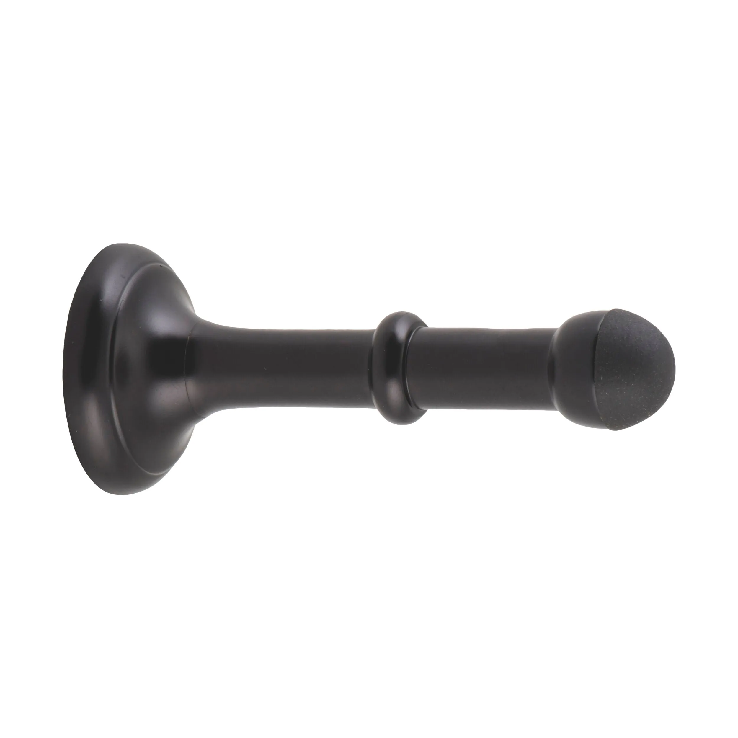 9836 Door Stop Concealed Fix Large Matte Black D43xP100mm