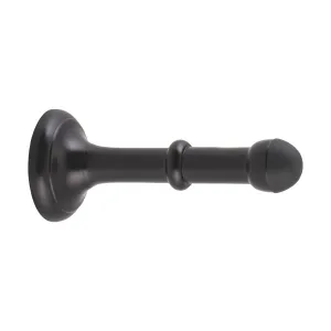 9836 Door Stop Concealed Fix Large Matte Black D43xP100mm