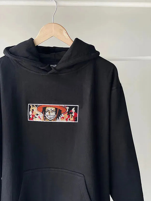 Ace Anime Embroidered Hoodie