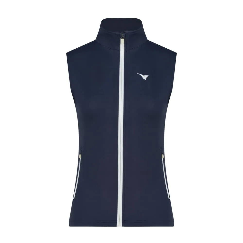 Aguila Women’s Full-Zip Sleeveless Golf Vest – Dark Navy