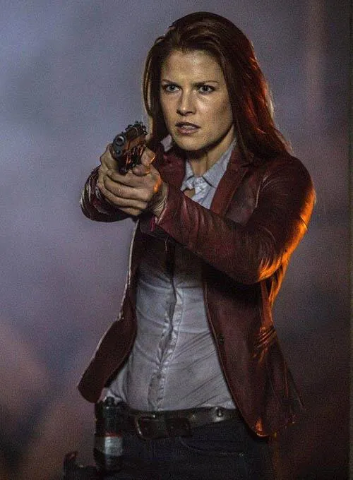 ALI LARTER RESIDENT EVIL:THE FINAL CHAPTER LEATHER BLAZER