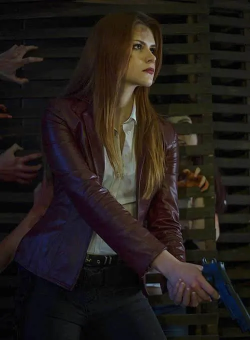 ALI LARTER RESIDENT EVIL:THE FINAL CHAPTER LEATHER BLAZER