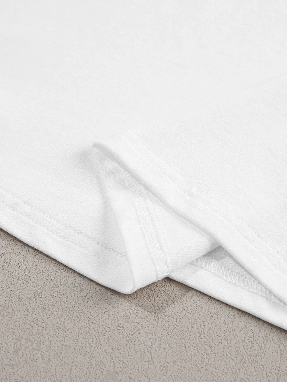 All-White Puff Sleeve T-Shirt