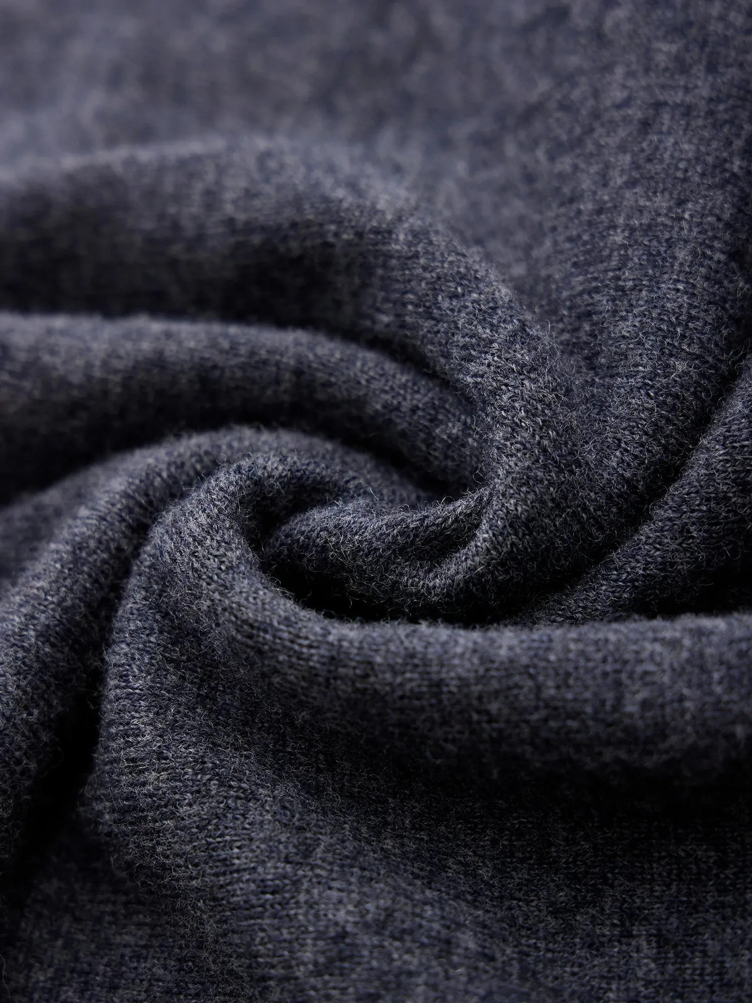 Amoretu 100% Wool Round Neck Knitted Dress