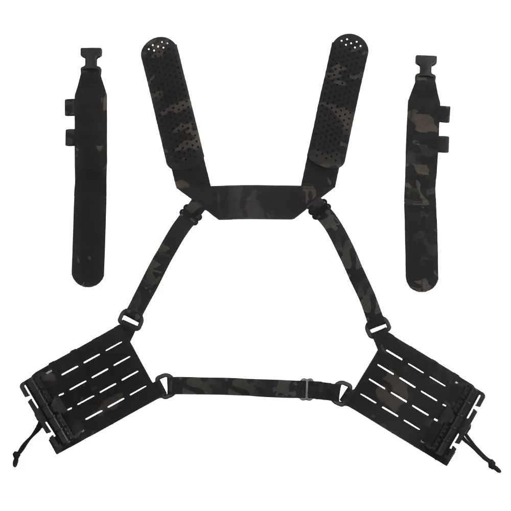 ARC Multicam Black Chest Rig Set
