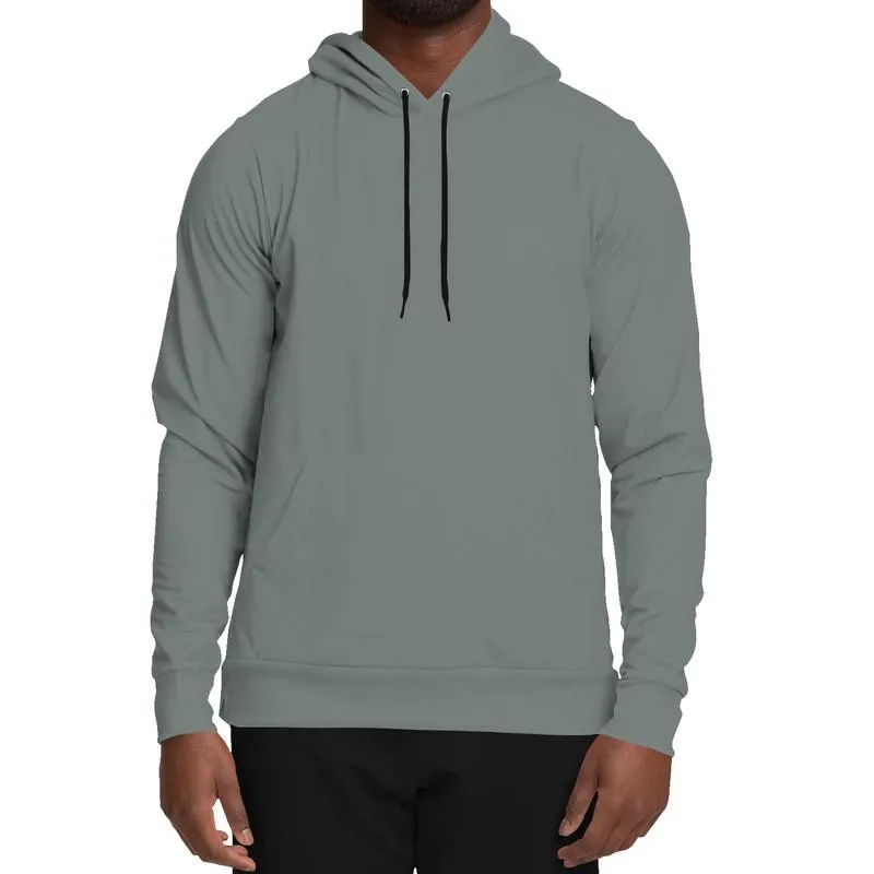 Ash Gray Hoodie | Unisex | with PLUS sizes | Medium Dark Pale Green Gray | C10M0Y10K60