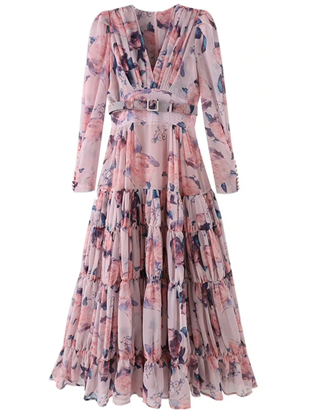BAT-HEN Floral Maxi Dress