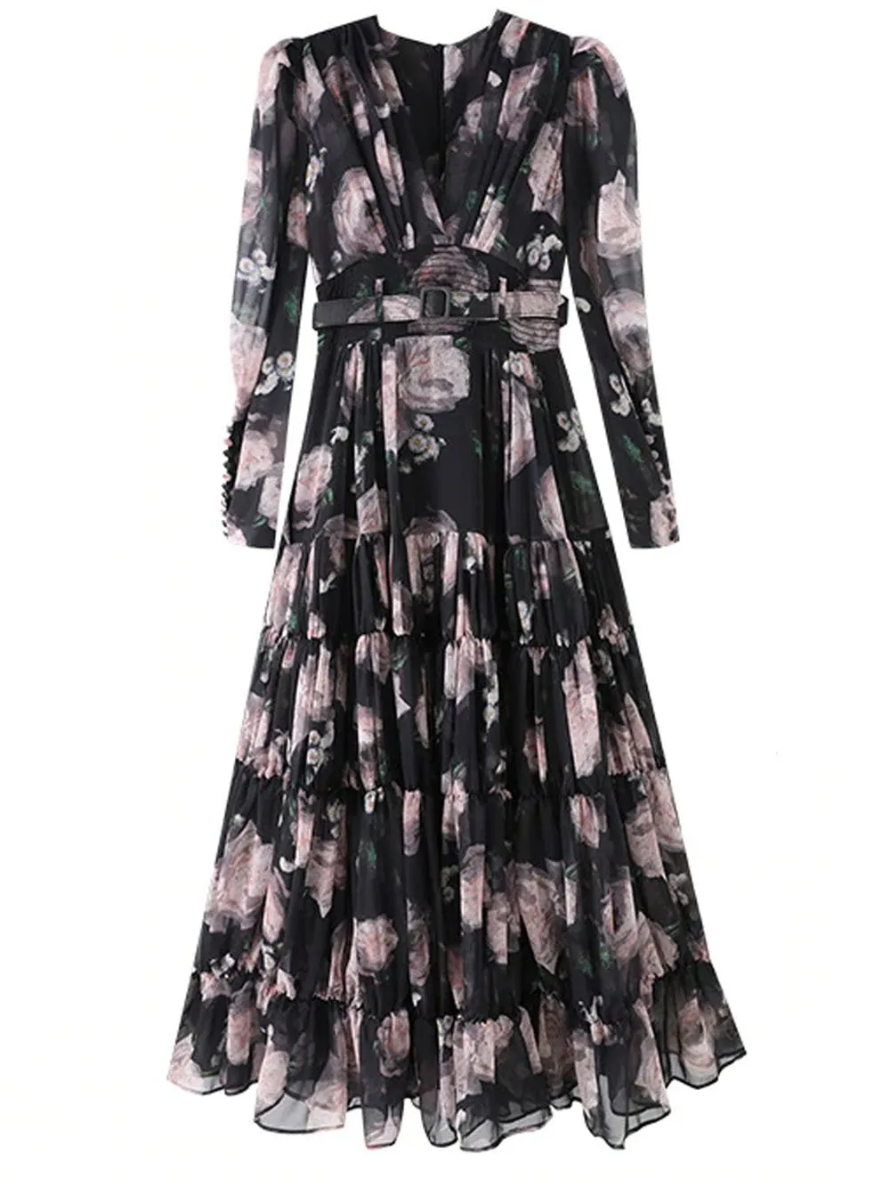 BAT-HEN Floral Maxi Dress