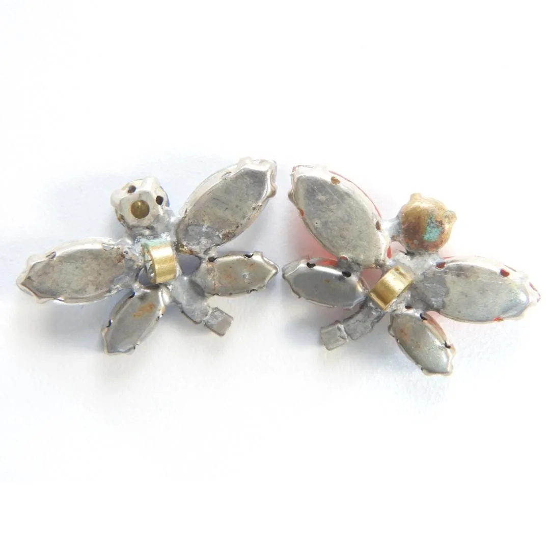 Bee glass buttons