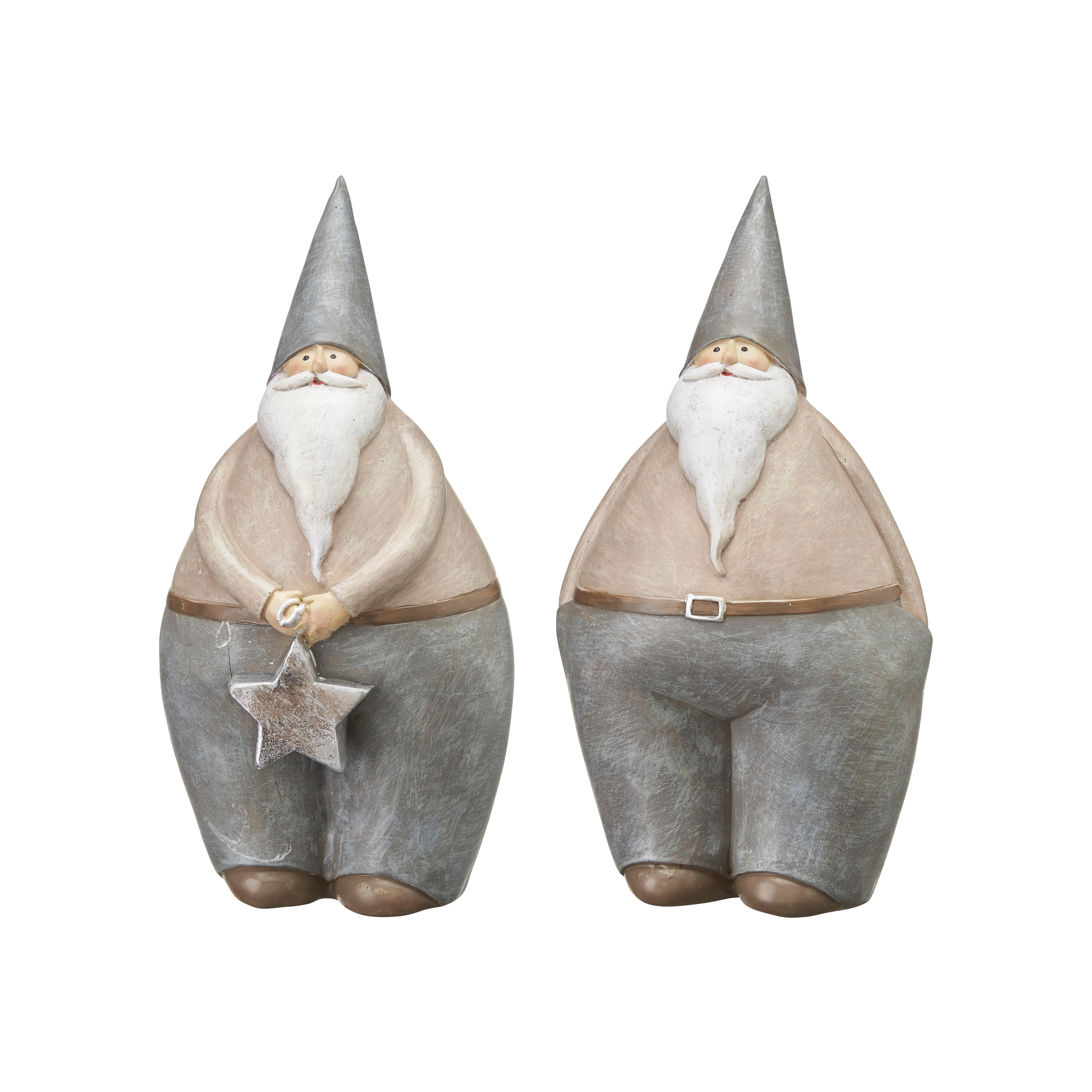 Beige Ceramic Santa - 2 Styles