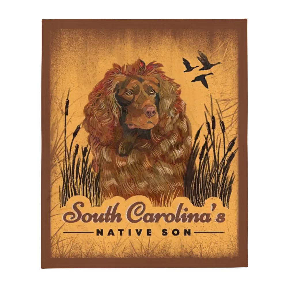 Boykin Spaniel Polyester Throw Blanket