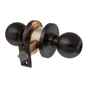 Brava Metro EA Series Entrance Knob Set 70mm backset Matt Black