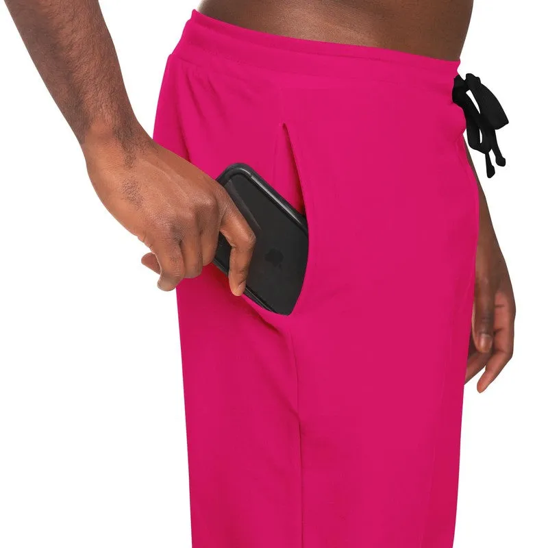 Bright Cool Pink Joggers | Unisex | with PLUS sizes | Bright Pure Cool Pink | C0M100Y25K0