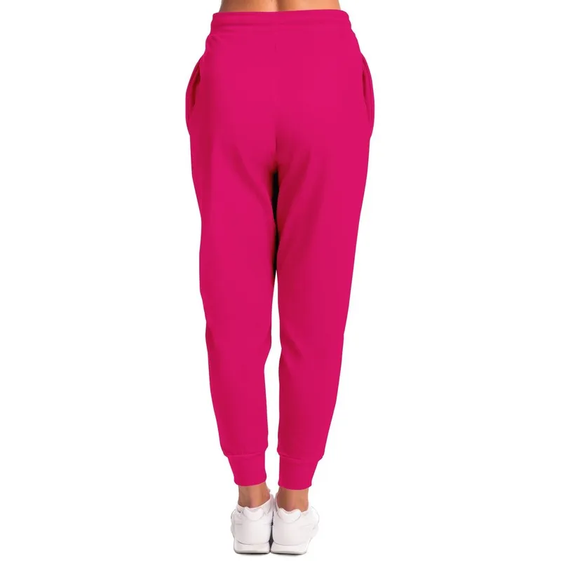Bright Cool Pink Joggers | Unisex | with PLUS sizes | Bright Pure Cool Pink | C0M100Y25K0