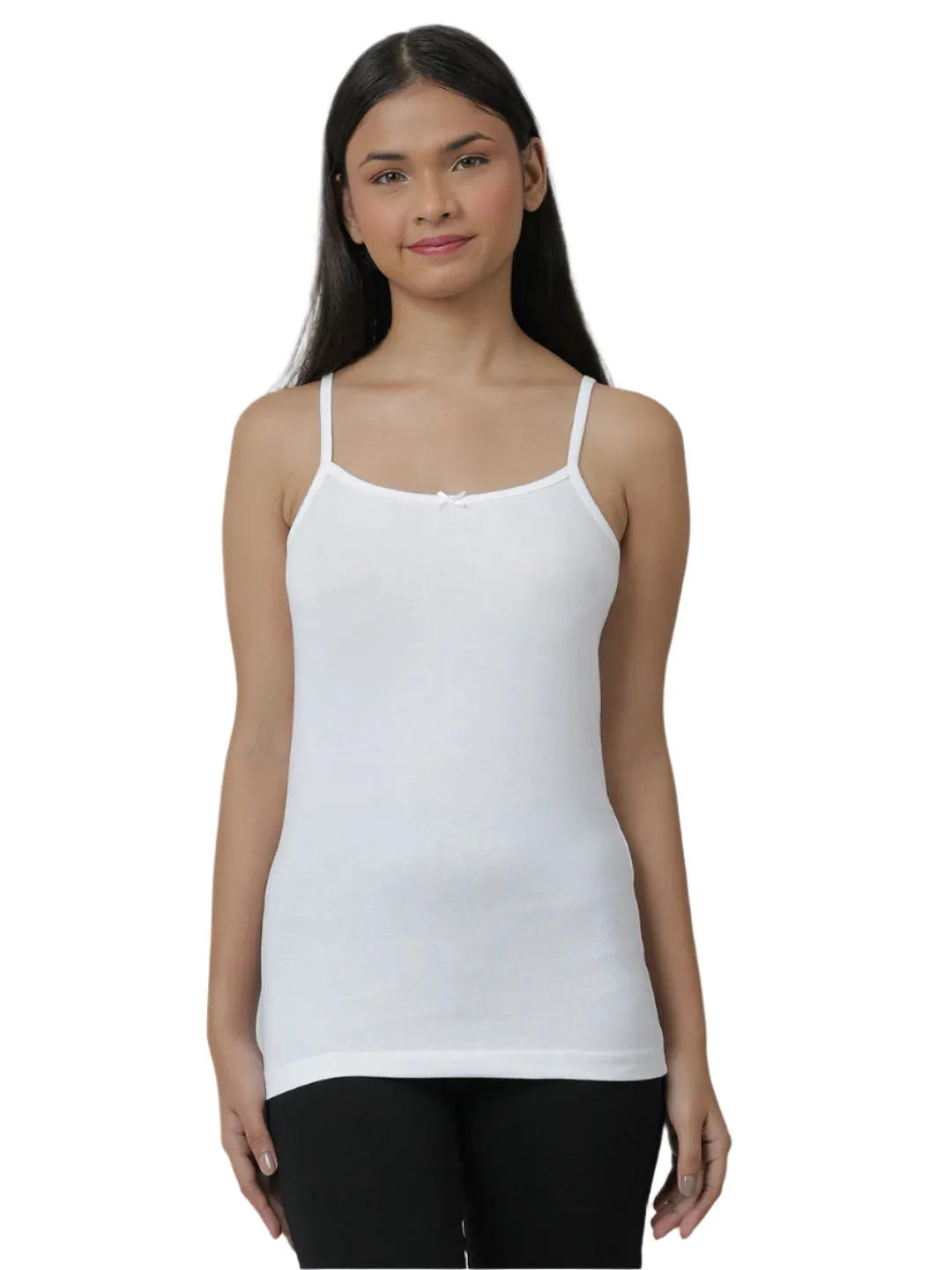 Cami Vests - White Combo Pack of 2