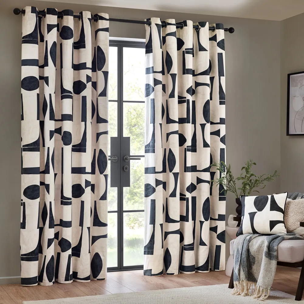 Carro Abstract Curtains Dusk