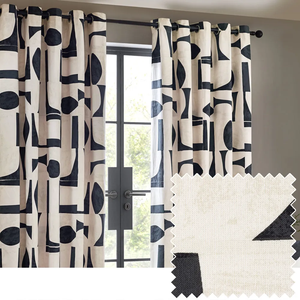 Carro Abstract Curtains Dusk