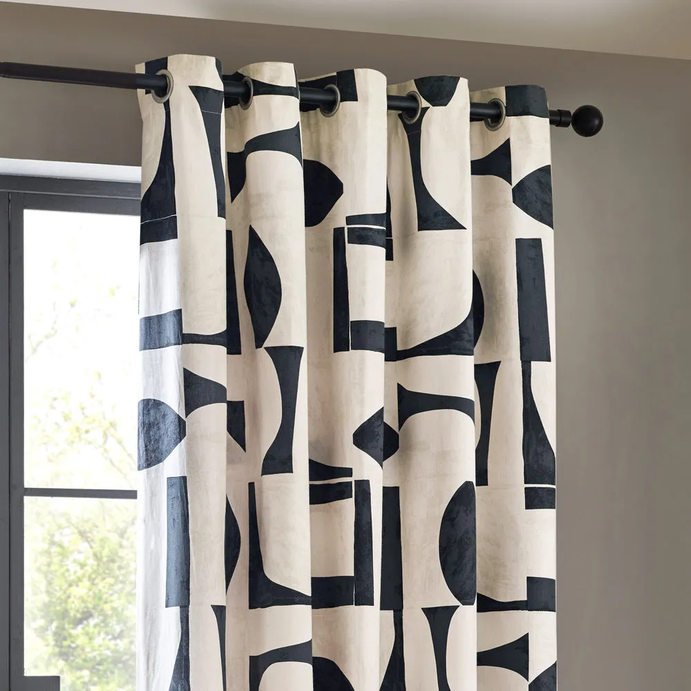 Carro Abstract Curtains Dusk