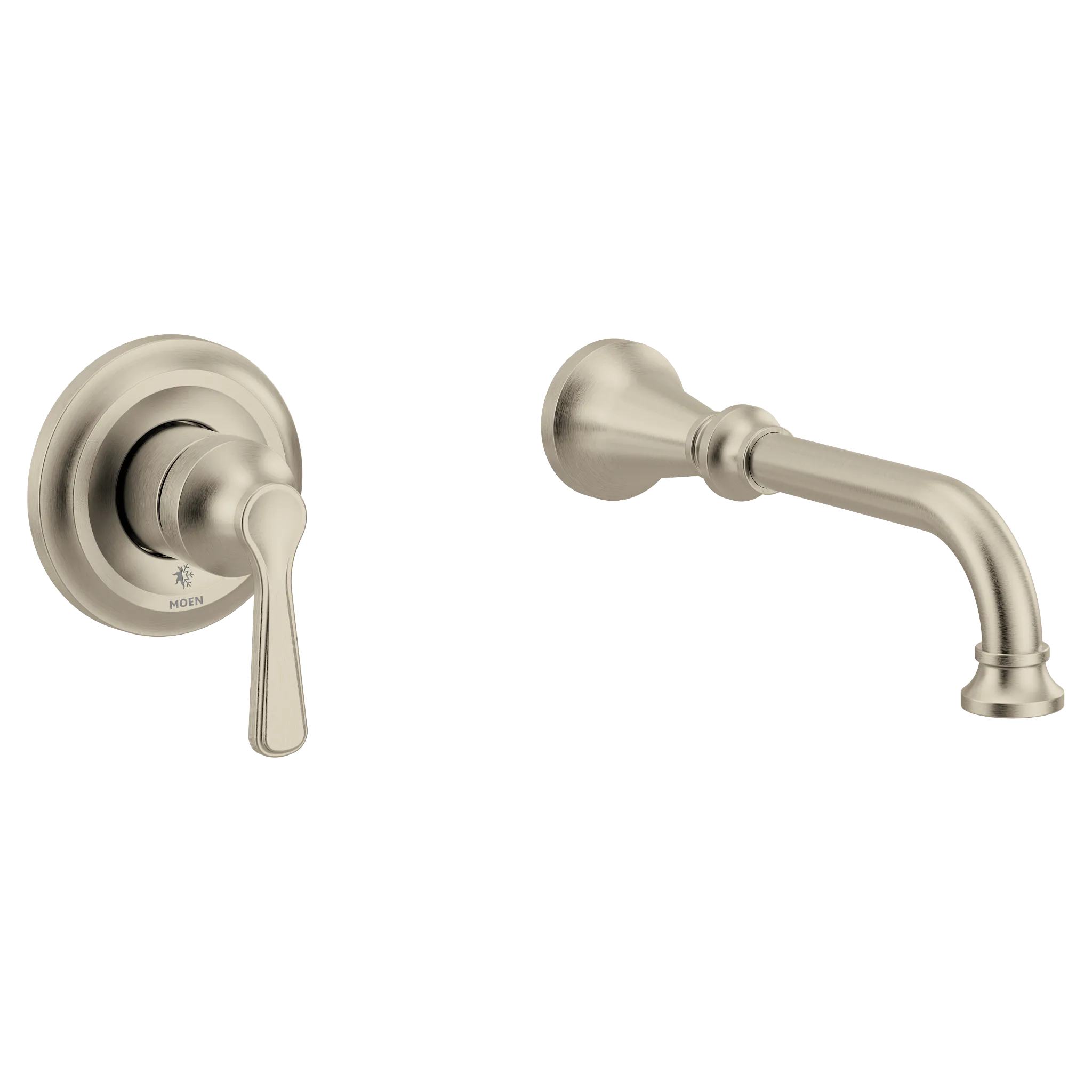 Colinet Chrome one-handle non diverter wallmount tub filler