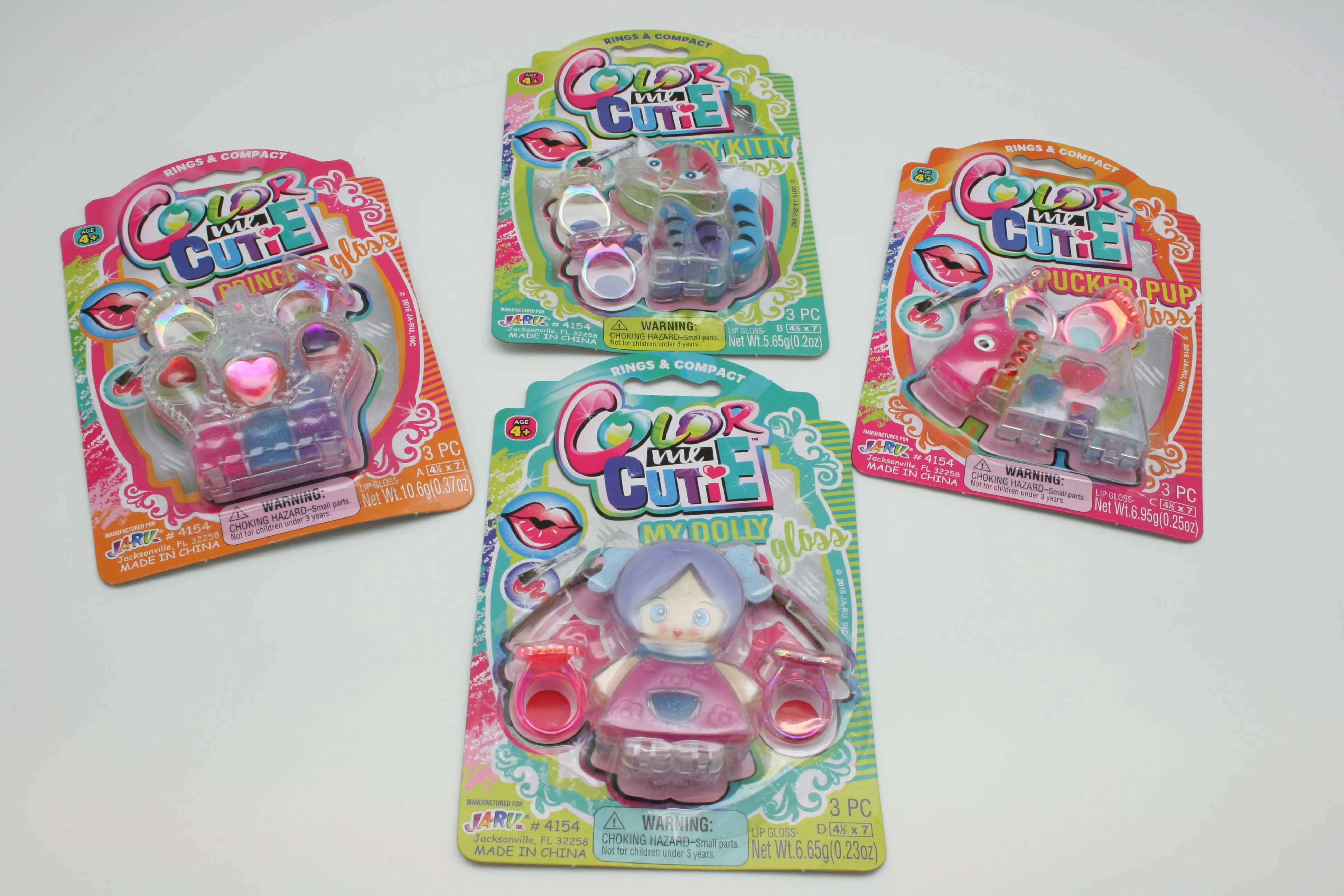 COLOR ME CUTIE RINGS & COMPACT ASSORTED STYLES