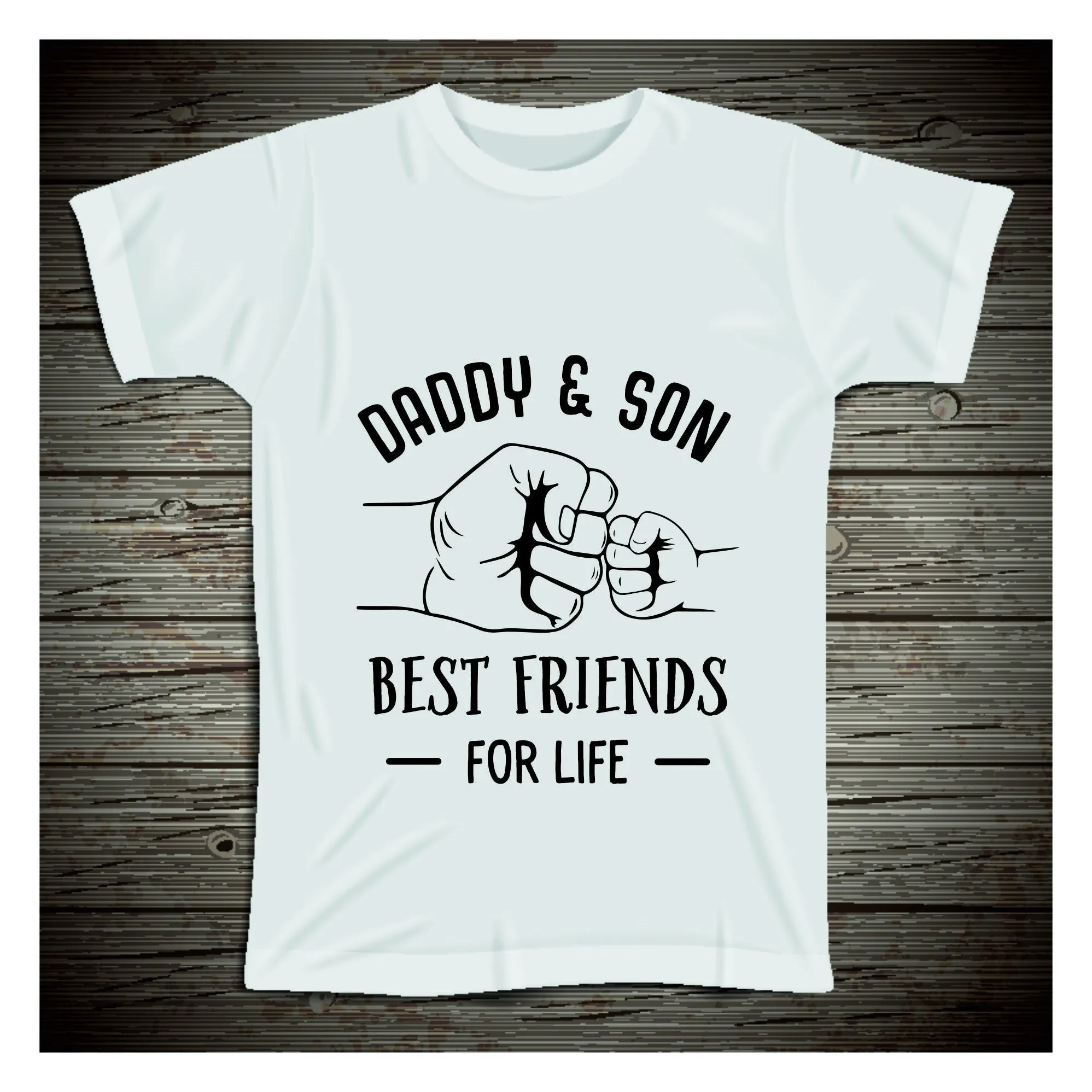 Daddy & Daughter Best Friends Matching T-Shirts | Set - Daddy and Son T-shirts