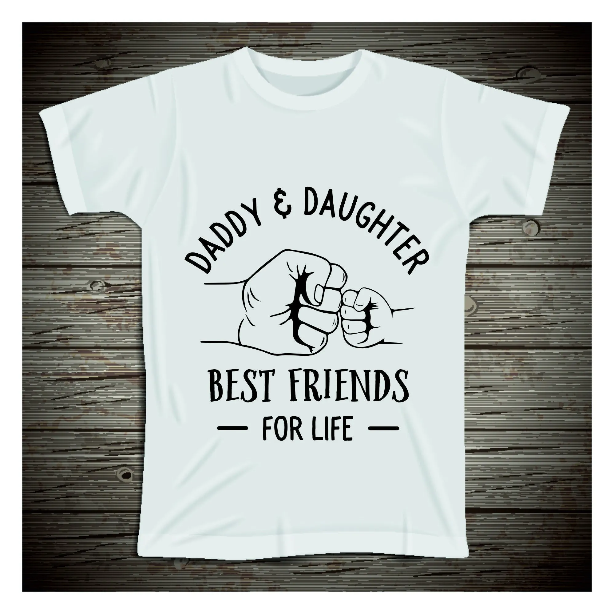 Daddy & Daughter Best Friends Matching T-Shirts | Set - Daddy and Son T-shirts