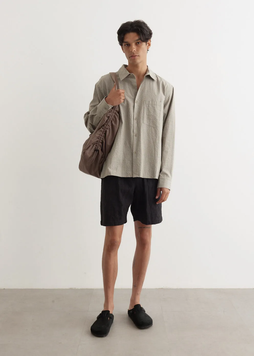 Embroidered Smokestack Shorts