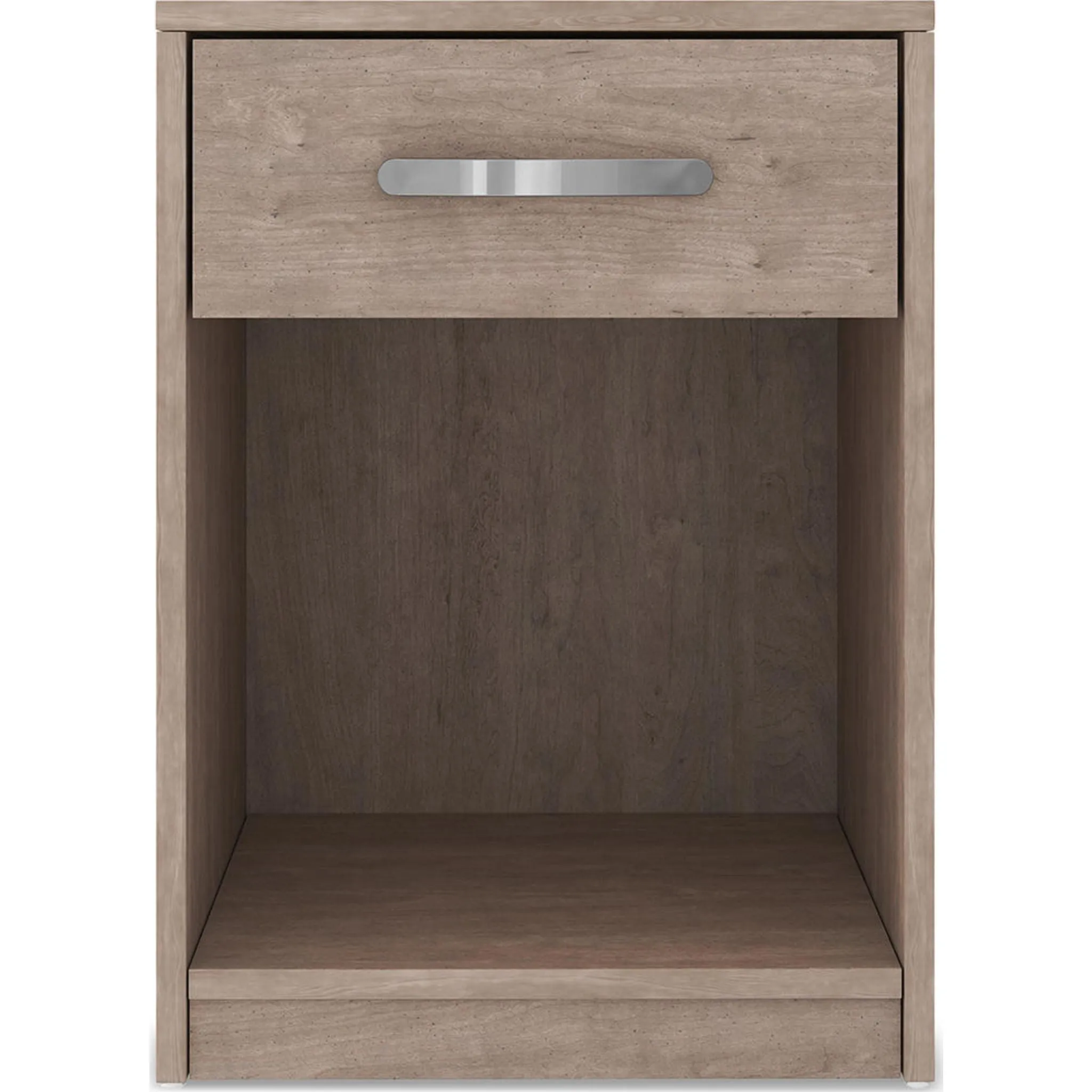 Flannia Nightstand - Black/Gray