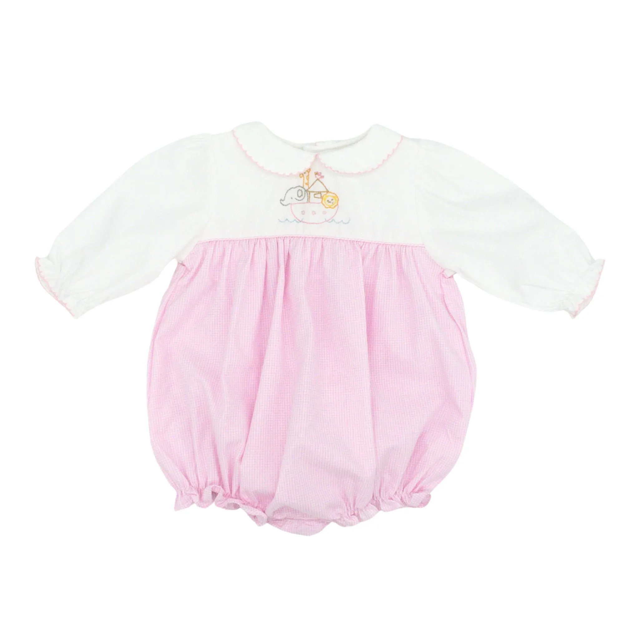 Girls Noah's Ark Embroidered Bubble
