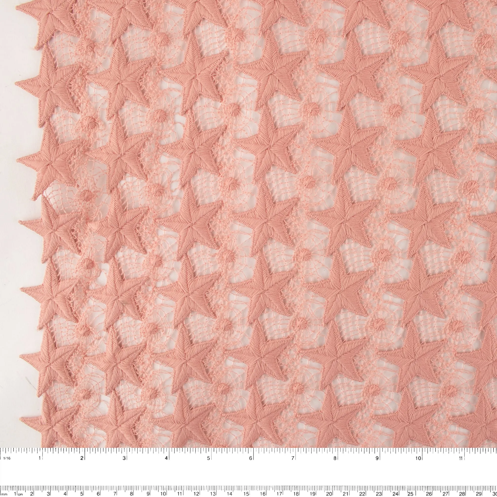 Guipure - CLEOPATRA - Stars - Pink