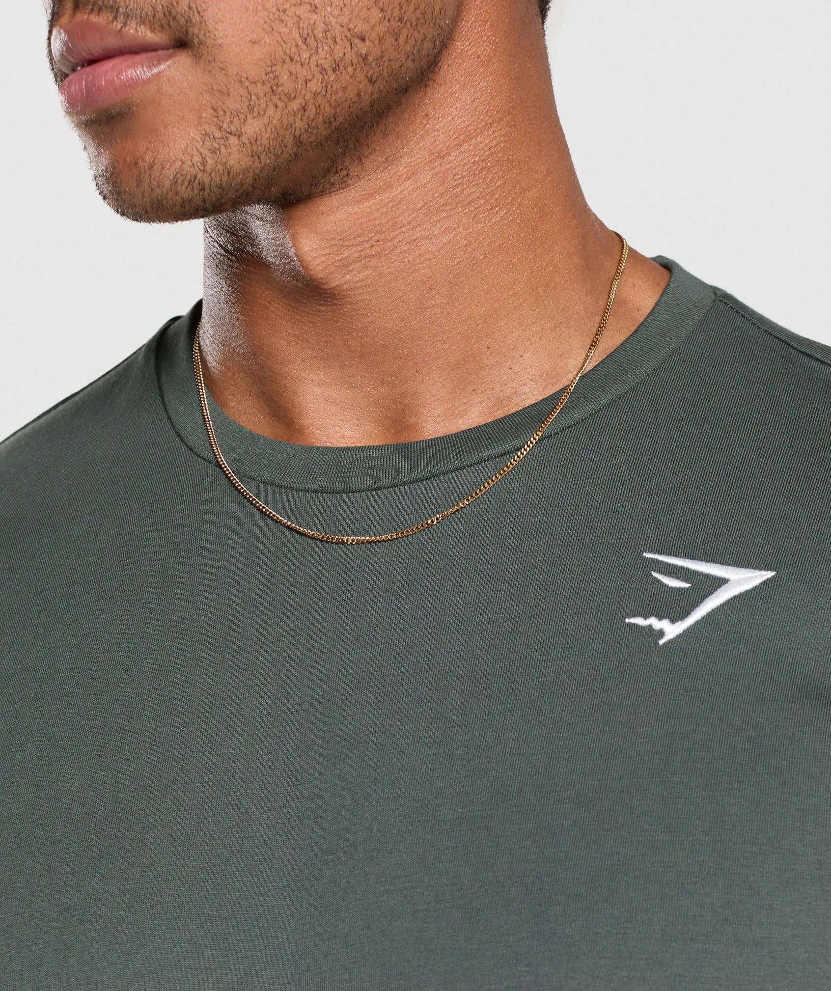 Gymshark Crest T-Shirt - Slate Teal