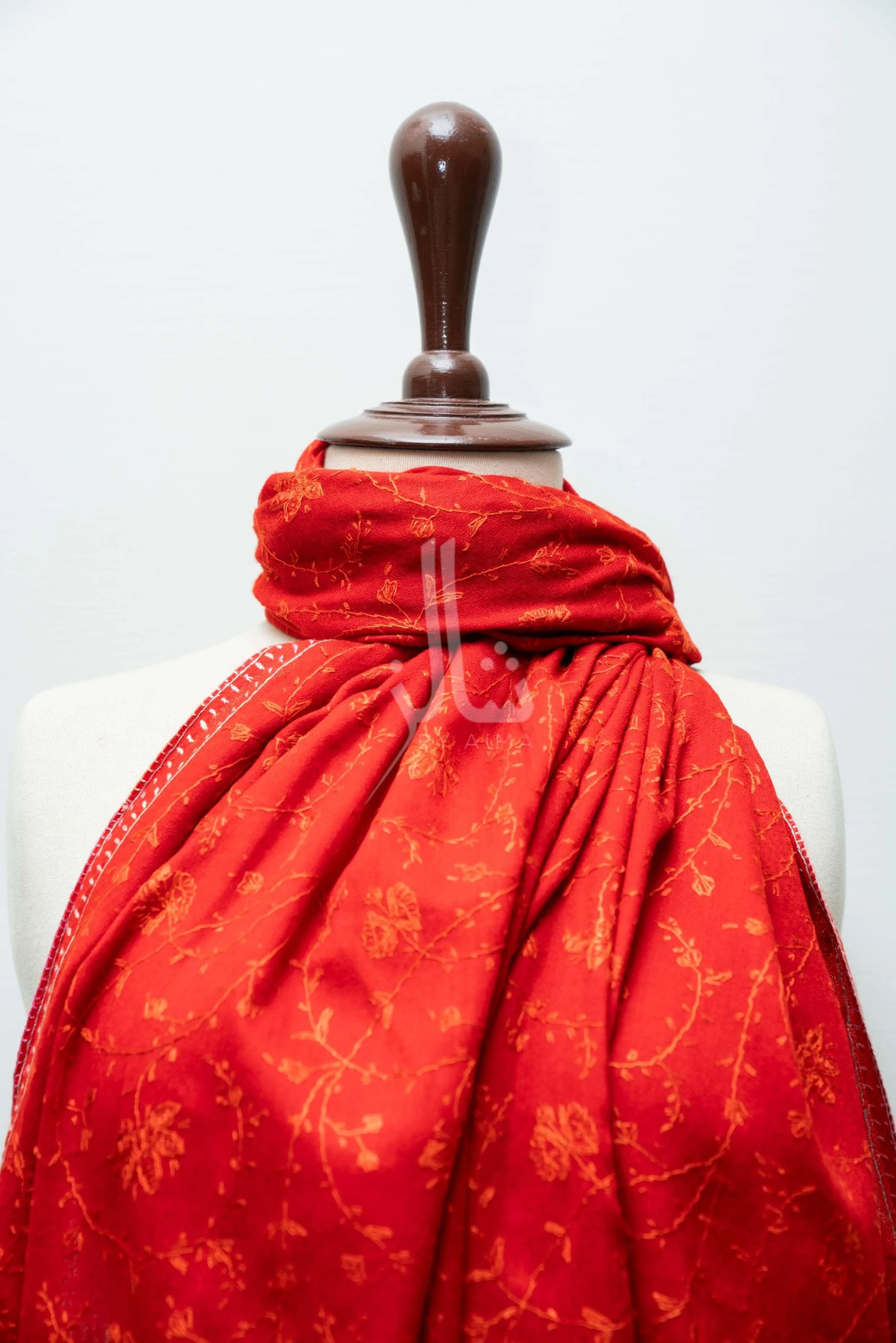 Intricate Papermache Palla - Shawl