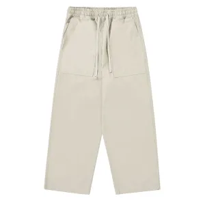 Kappy Heavy Cotton Fatigue Pants Cream
