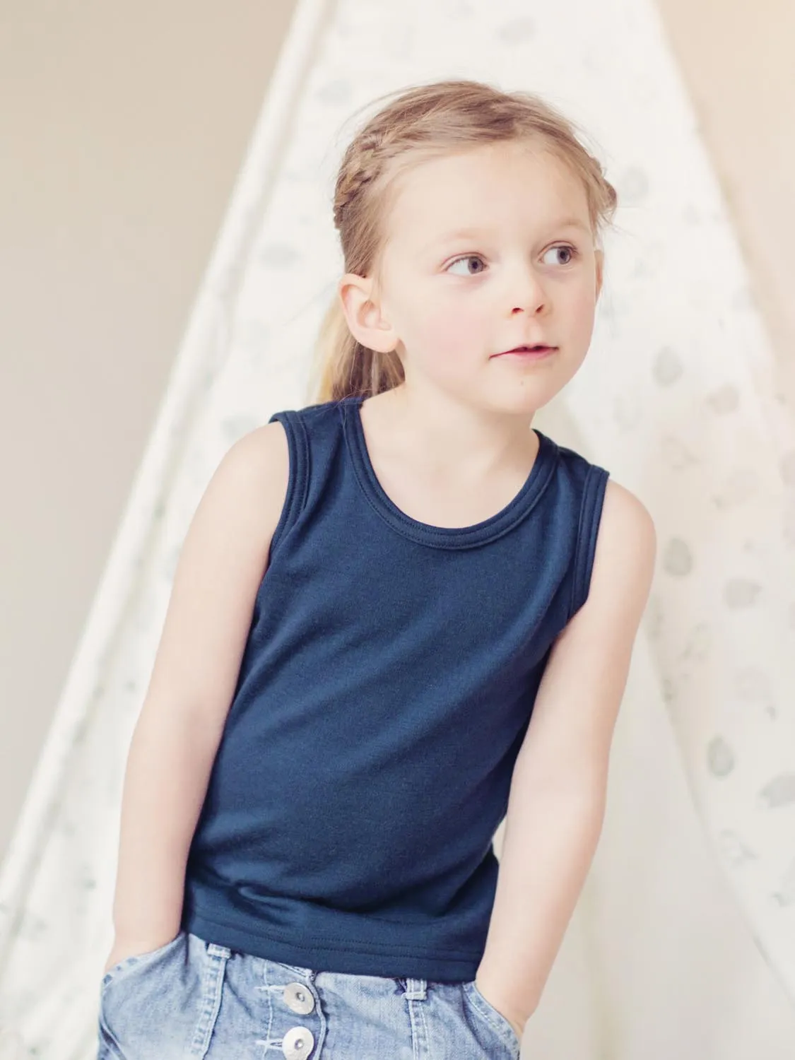 Kids Merino Vest Top