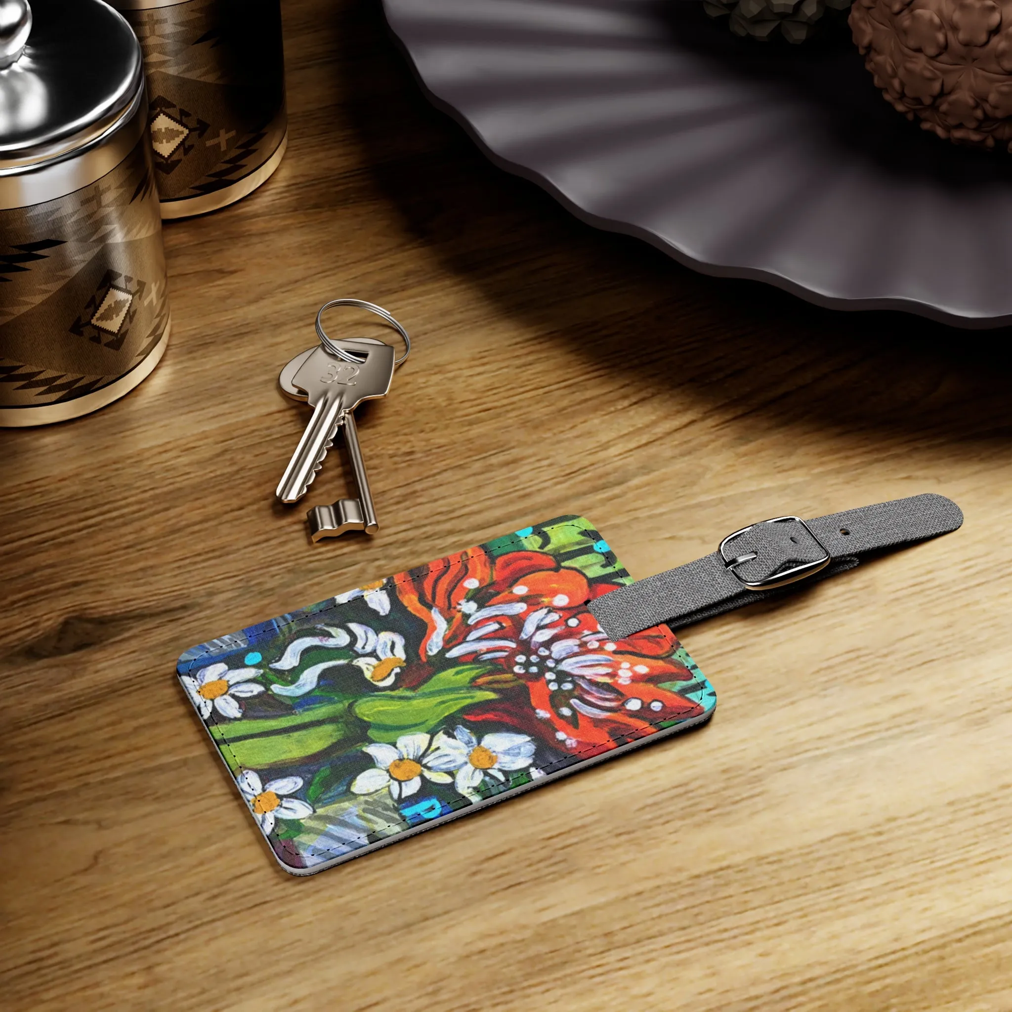 Luggage Tag: Winter Amaryllis