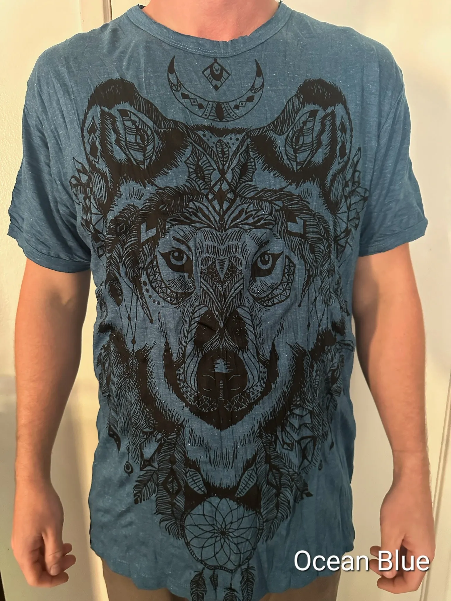 Men's Printed Wolf T-Shirt