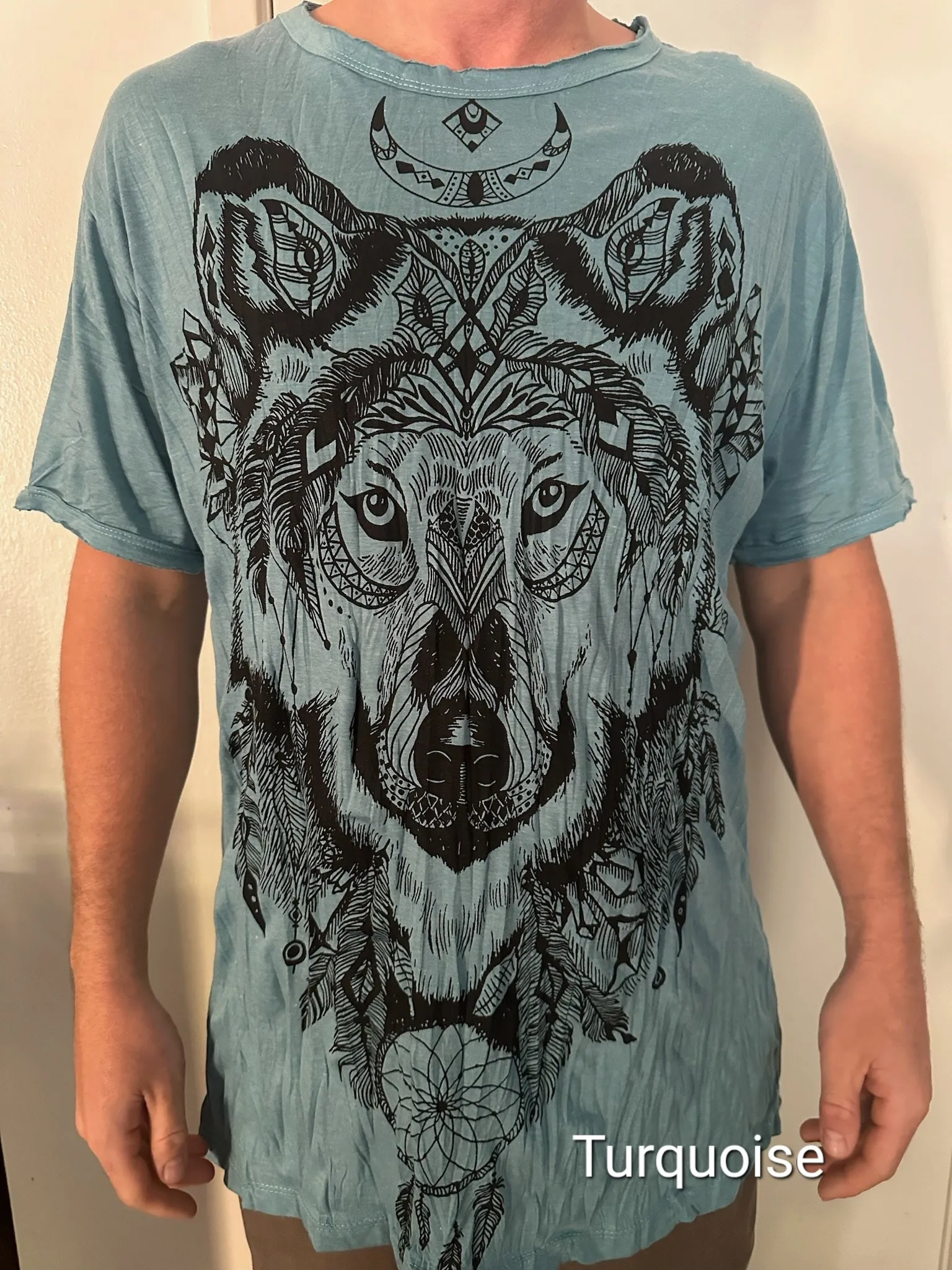 Men's Printed Wolf T-Shirt