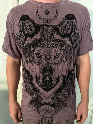 Men's Printed Wolf T-Shirt