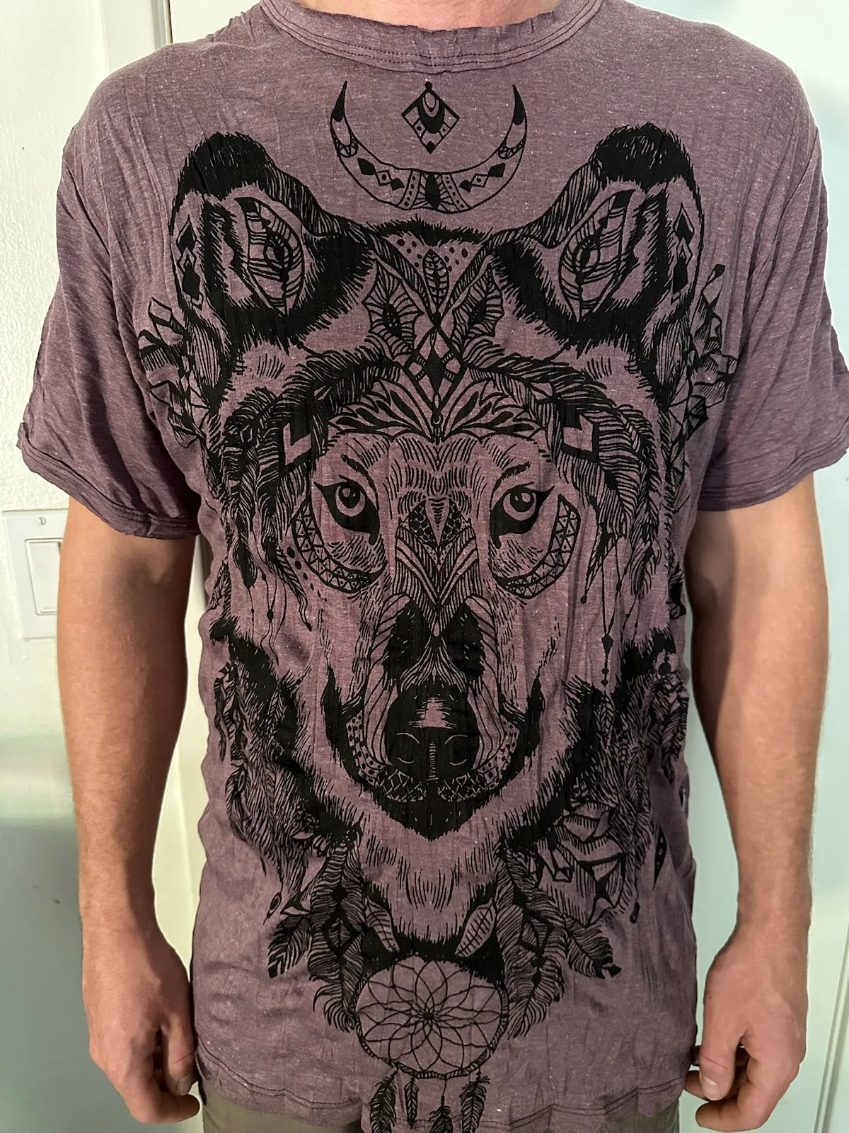 Men's Printed Wolf T-Shirt