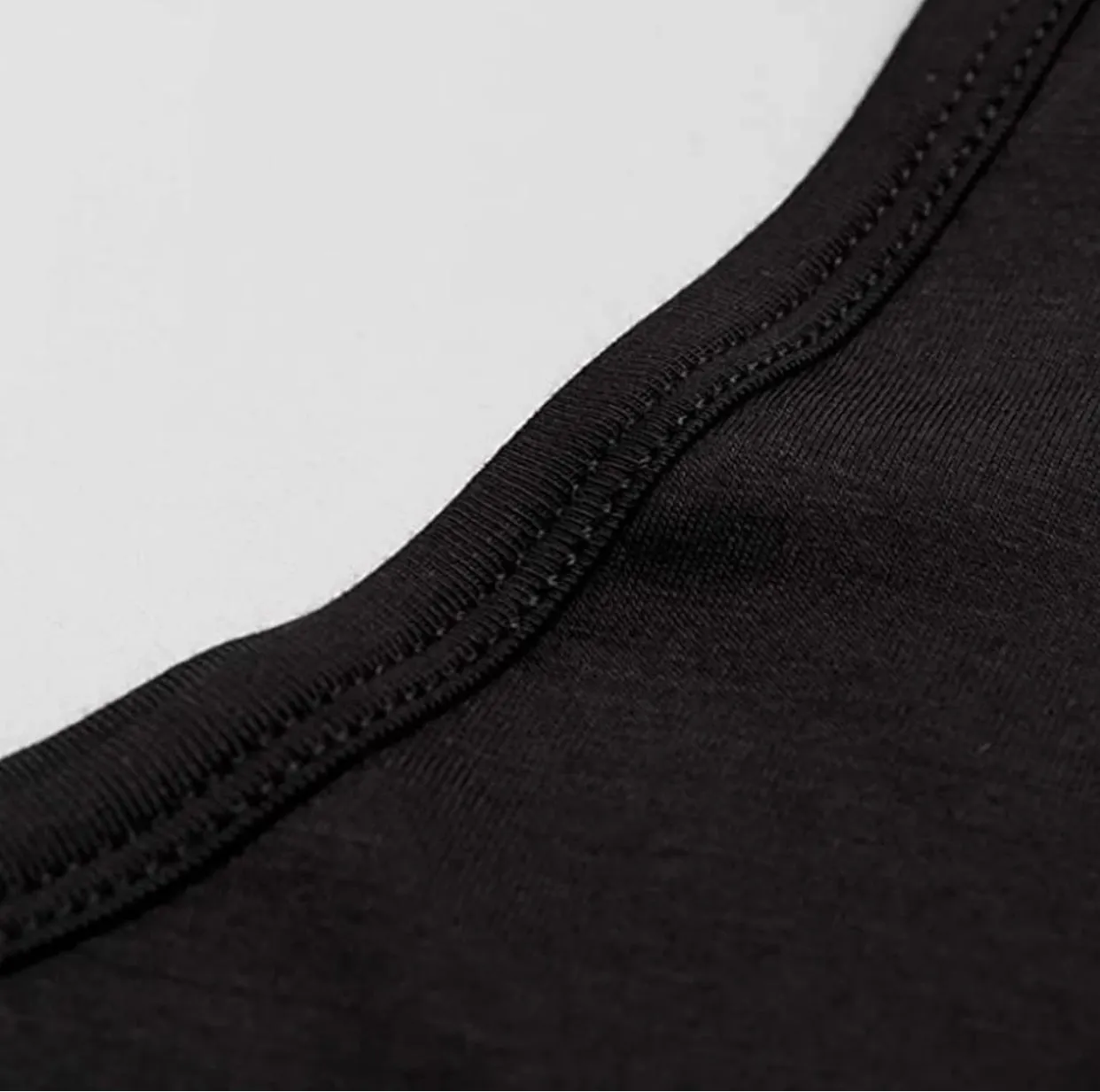 Men's super soft cotton Black Vest  pack of 3