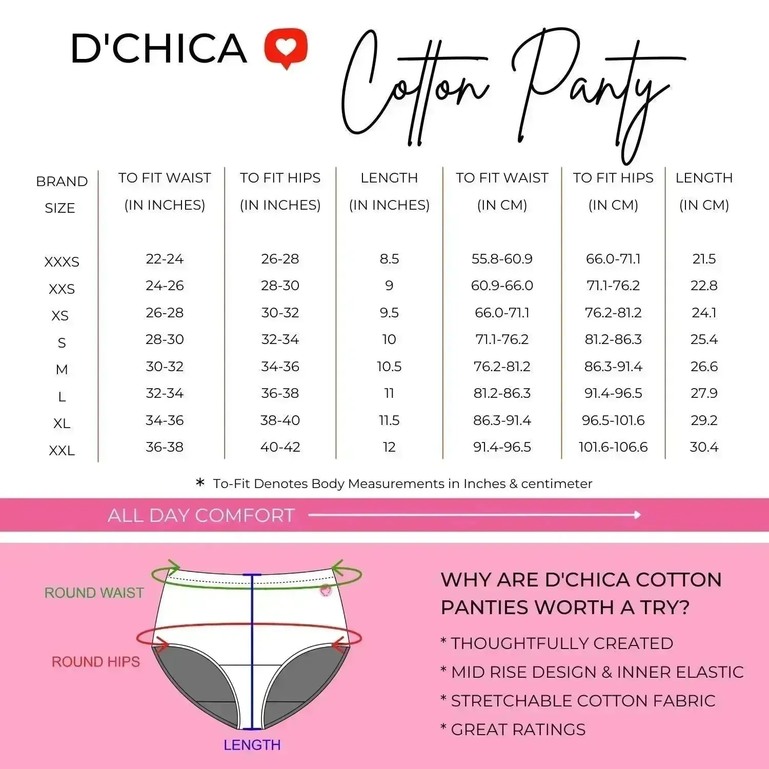 Mid Waist Printed & Solid Grey Panties | Cotton Hipster