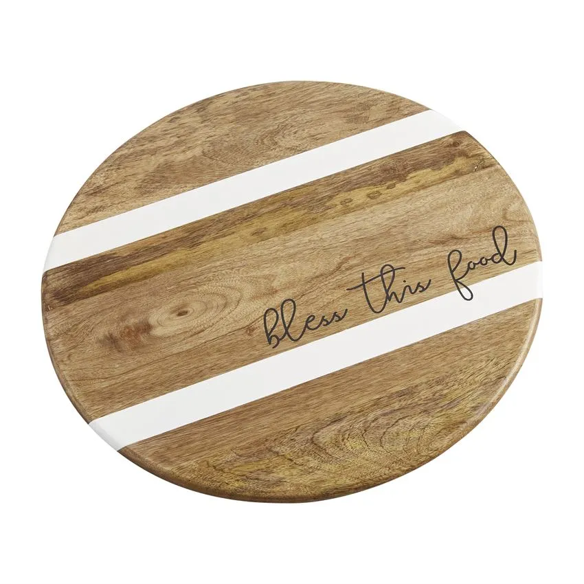 Mud Pie - Bless This Food Lazy Susan