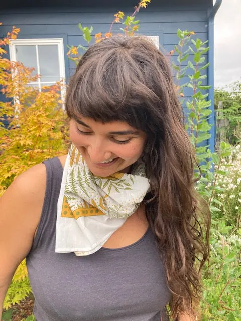 Mushrooms   Ferns Bandana