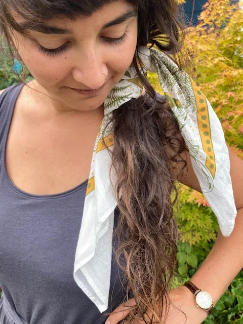 Mushrooms   Ferns Bandana