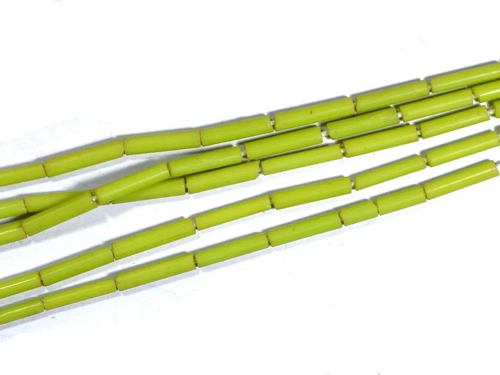 Neon Pipe Glass Beads